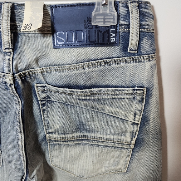 Sodium Lab Fit Comfort Men's Denim Jeans - Picture 7 of 12